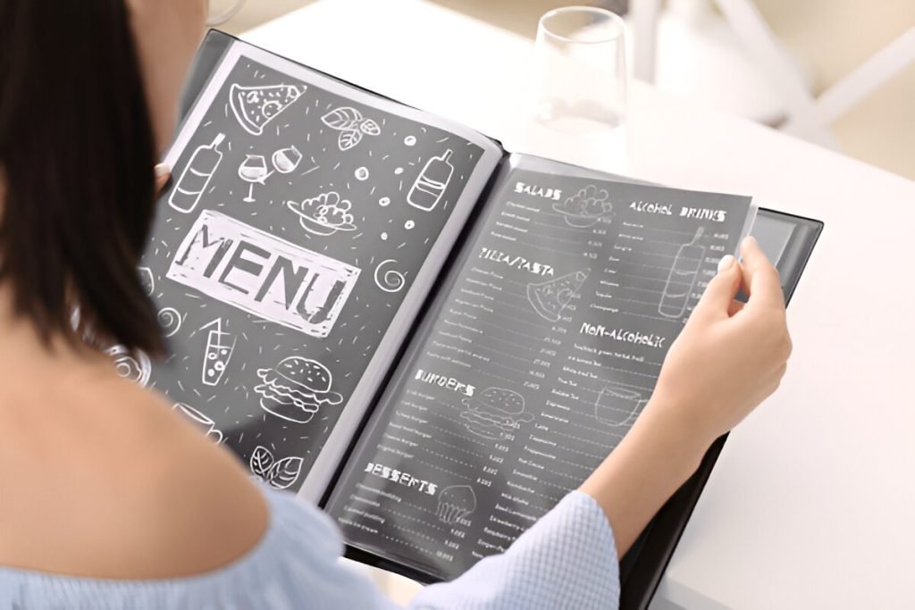 Restaurant menu with food and drink options at Taqueria Casa Mia Villas NJ